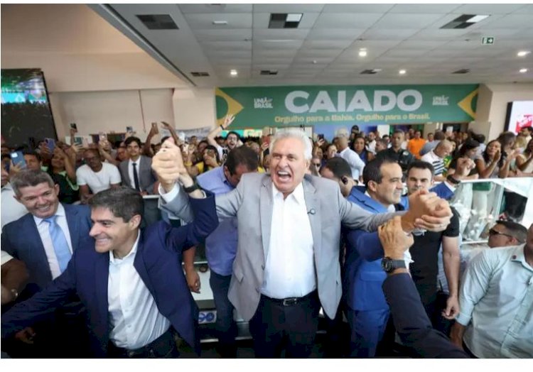 Caiado se lança pré-candidato à Presidência  em evento em Salvador