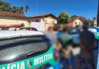 Polícia militar prende em flagrante 03 indivíduos  e apreende 01 menor de idade por terem furtado   em um depósito de reciclagem, em Petrolina-GO