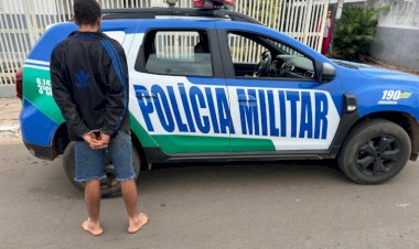 Indivíduo que furtou a mãe no sábado é preso novamente,  em menos de 24 horas, em São Francisco de Goiás