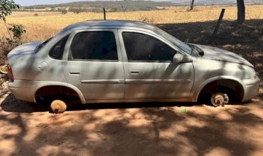 Veículo furtado em Damolândia é localizado  no município de São Francisco de Goiás