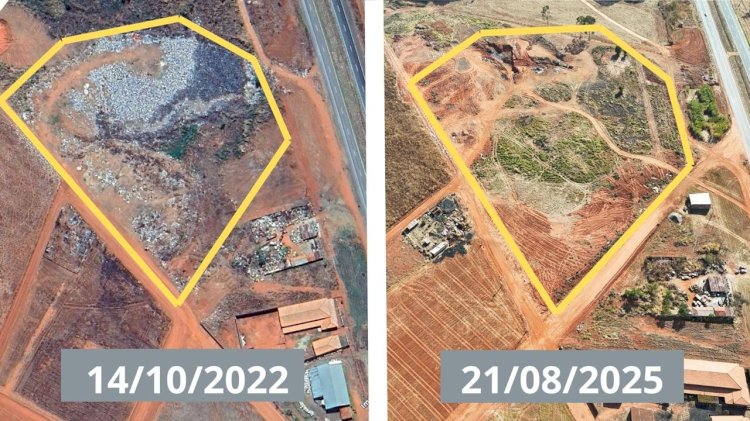 São Francisco de Goiás se destaca  no encerramento do lixão