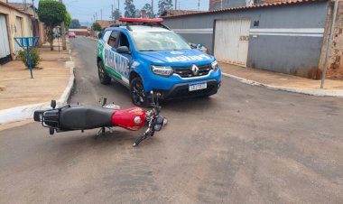 Polícia militar no combate ao crime de dano e direção perigosa em Campo Limpo de Goiás
